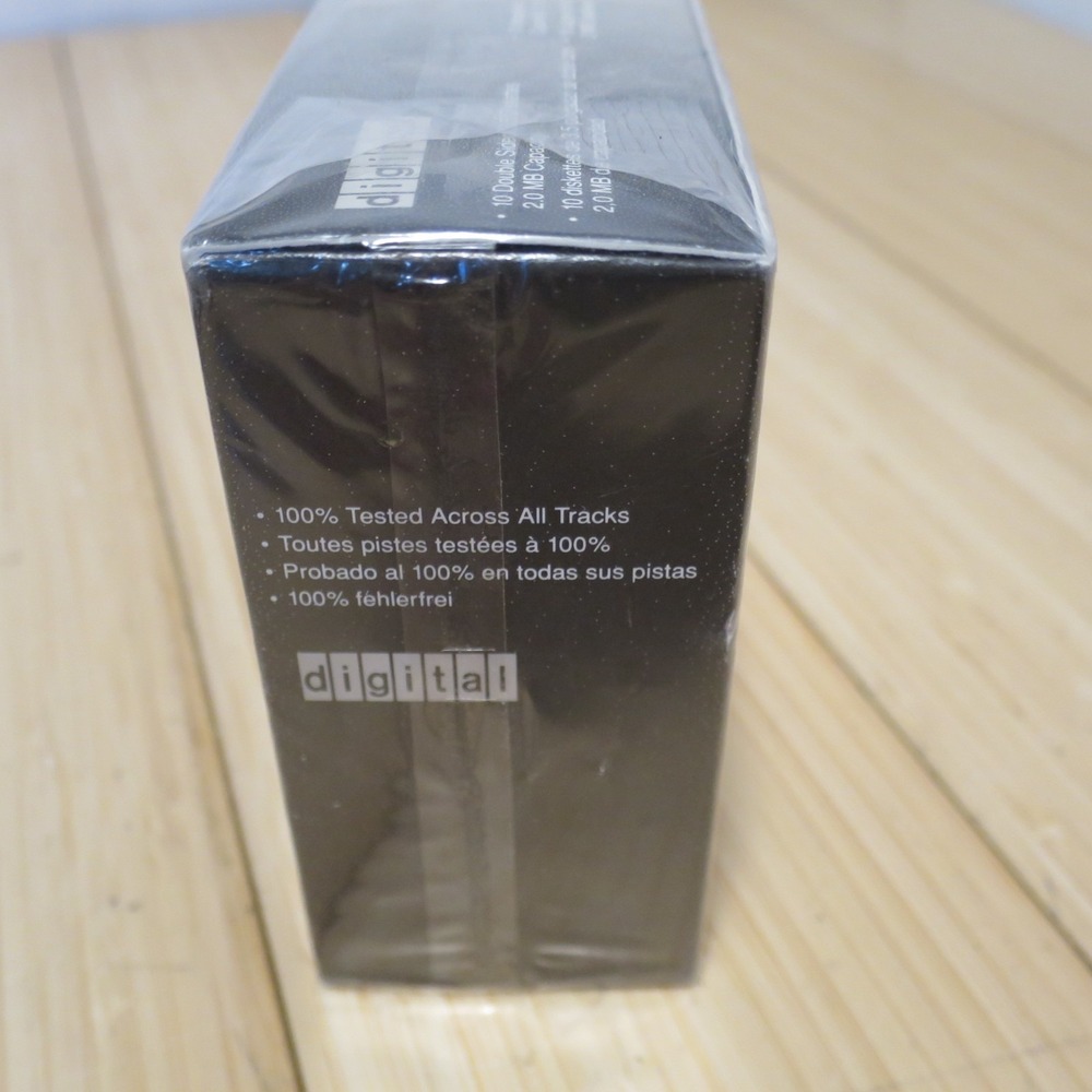 NOS sealed Digital DEC 3.5 in. Floppy Disks HD Double-Sided 2.0MB (box of 10) - Picture 8 of 8